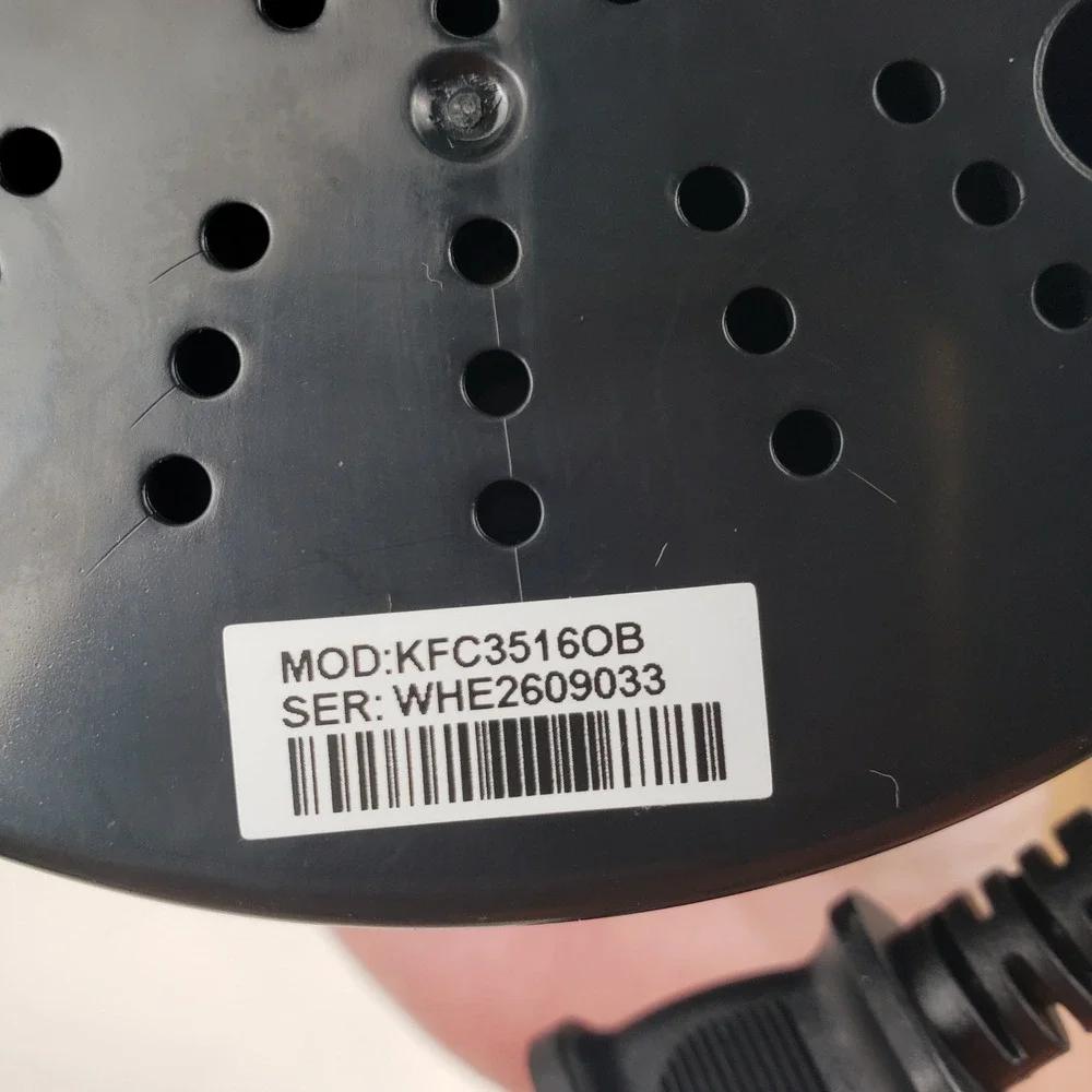 KitchenAid 3.5 Cup Food Chopper Motor Base Only Onyx Black KFC3516OB 240W Works
